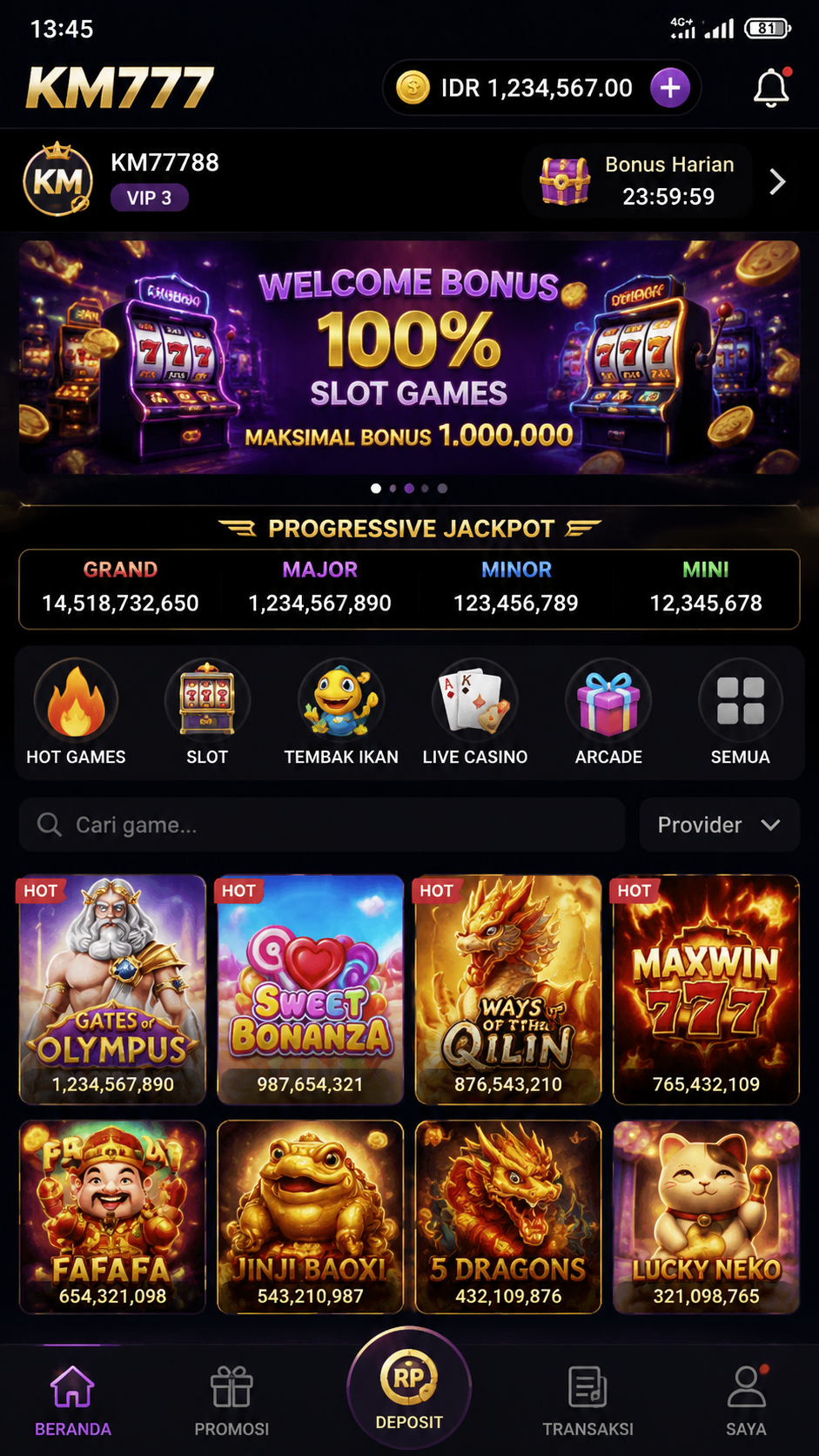 Screenshot 1 km777